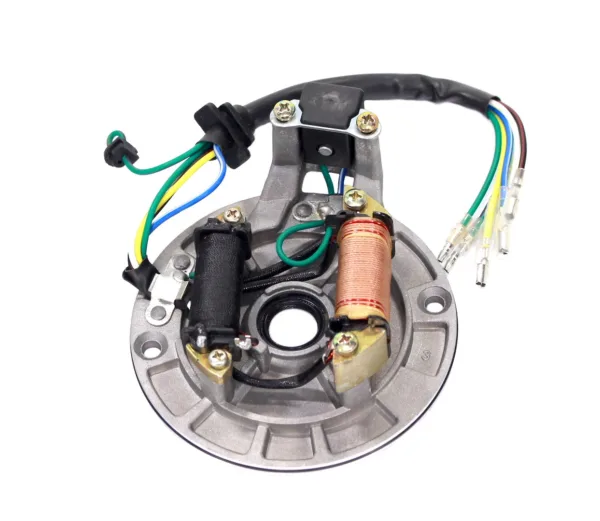 APARAT ZAPŁONOWY STATOR CROSS 125 2 CEWKI TZ SILNIK POZIOMY Z OZNACZENIEM 139FMB, 147FMD, 152FMH, 154FMI WYSTĘPUJĄCY W ATV CHIŃSKIE QUADY, MOTOROWERY STREET, CROSS, CZOPER