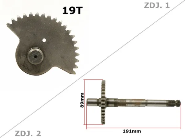 WAŁEK KOPNIAKA SIMSON S50 KR51 KR51/1 SR4-1 SR4-2 SR4-2/1 HUN