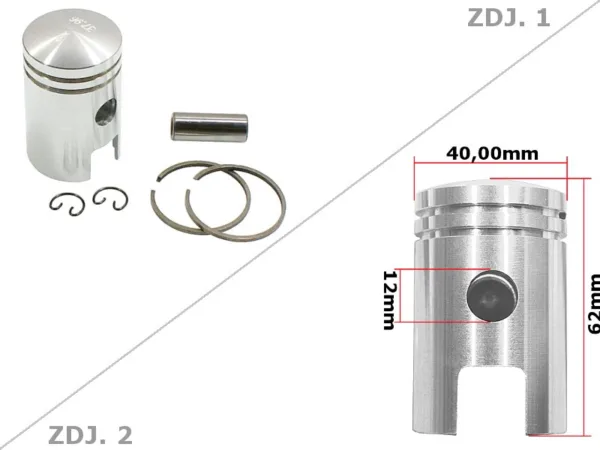 TŁOK SIMSON SR1 SR2 SR2E KR50 40,00mm KPL. DE