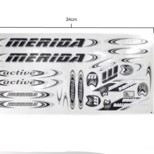 ROWER NAKLEJKA MERIDA CZARNO-SZARA 330x160mm