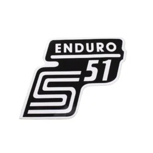 NAKLEJKA SIMSON S51 ENDURO BIAŁA