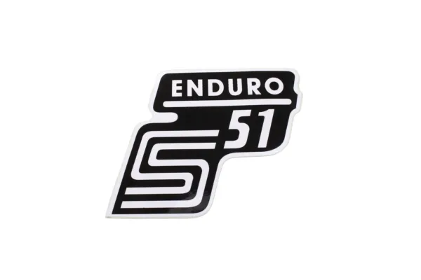 NAKLEJKA SIMSON S51 ENDURO BIAŁA