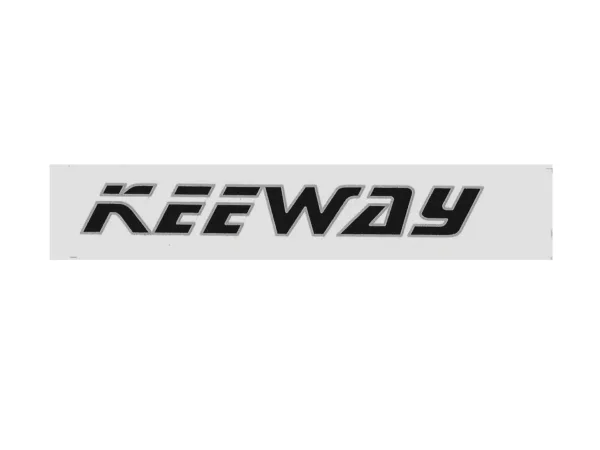 NAKLEJKA KEEWAY CZARNA KAT-E