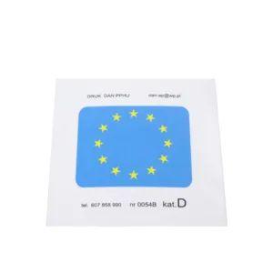 NAKLEJKA EURO KAT-D