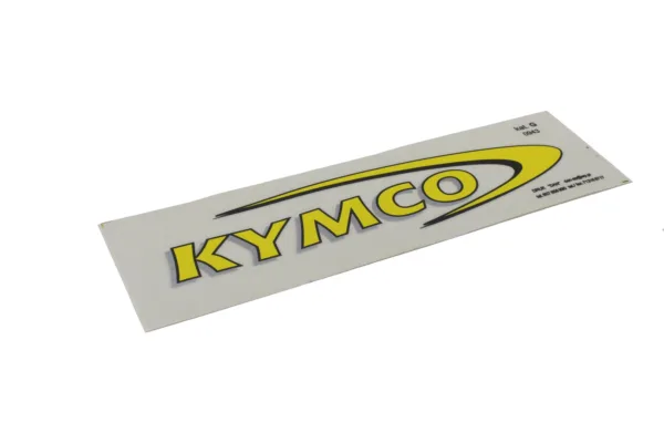 NAKLEJKA KYMCO ŻÓŁTA KAT-G 0943 200x50mm
