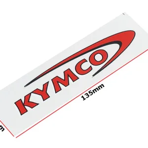 NAKLEJKA KYMCO CZERWONA 0974