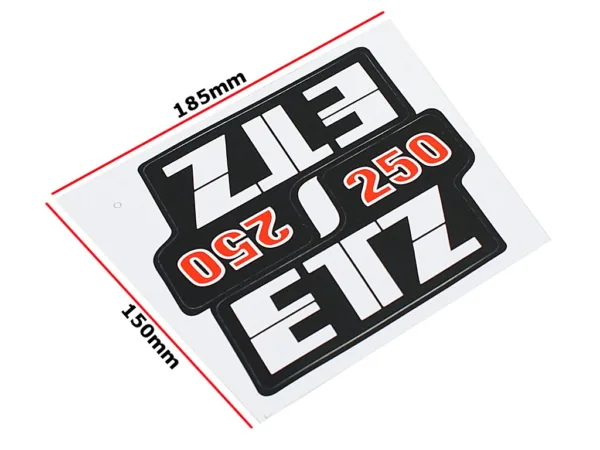 NAKLEJKA MZ ETZ 250 WYSOKA KPL 0925 KAT-E