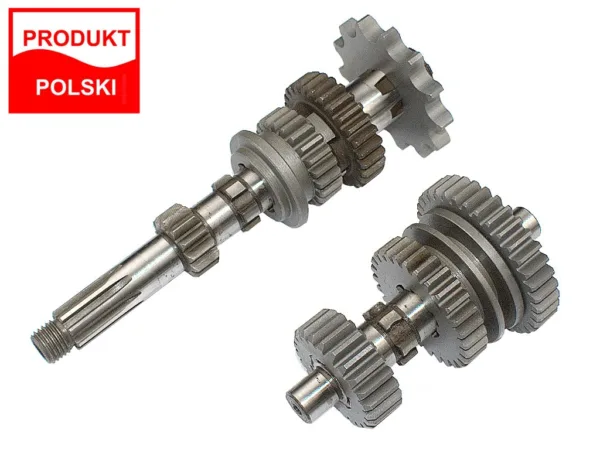 WAŁEK SKRZYNI BIEGÓW WSK 125 KPL. W