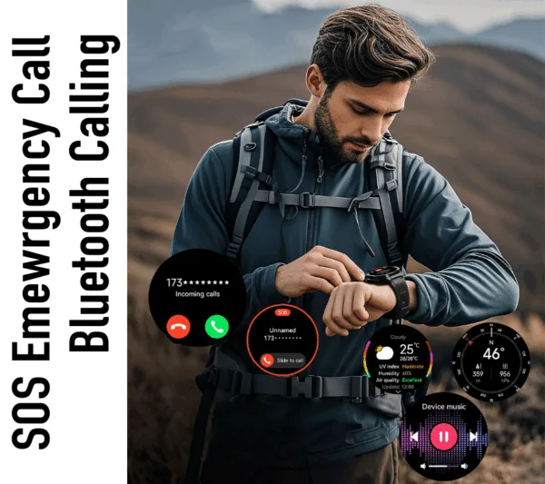 Smartwatch Rubicon RNCF41 srebrna/ srebrna bransoleta