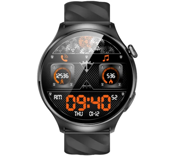Smartwatch Rubicon RNCF39 czarny/czarny silikon