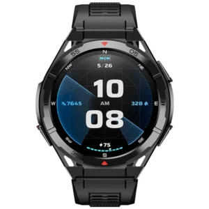 Smartwatch Rubicon RNCF41 czarny/czarny silikon